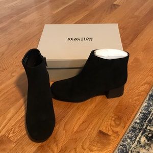 Kenneth Cole black suede booties